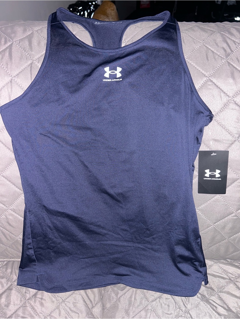 Under Armour Women’s Navy Performance Racerback Tank